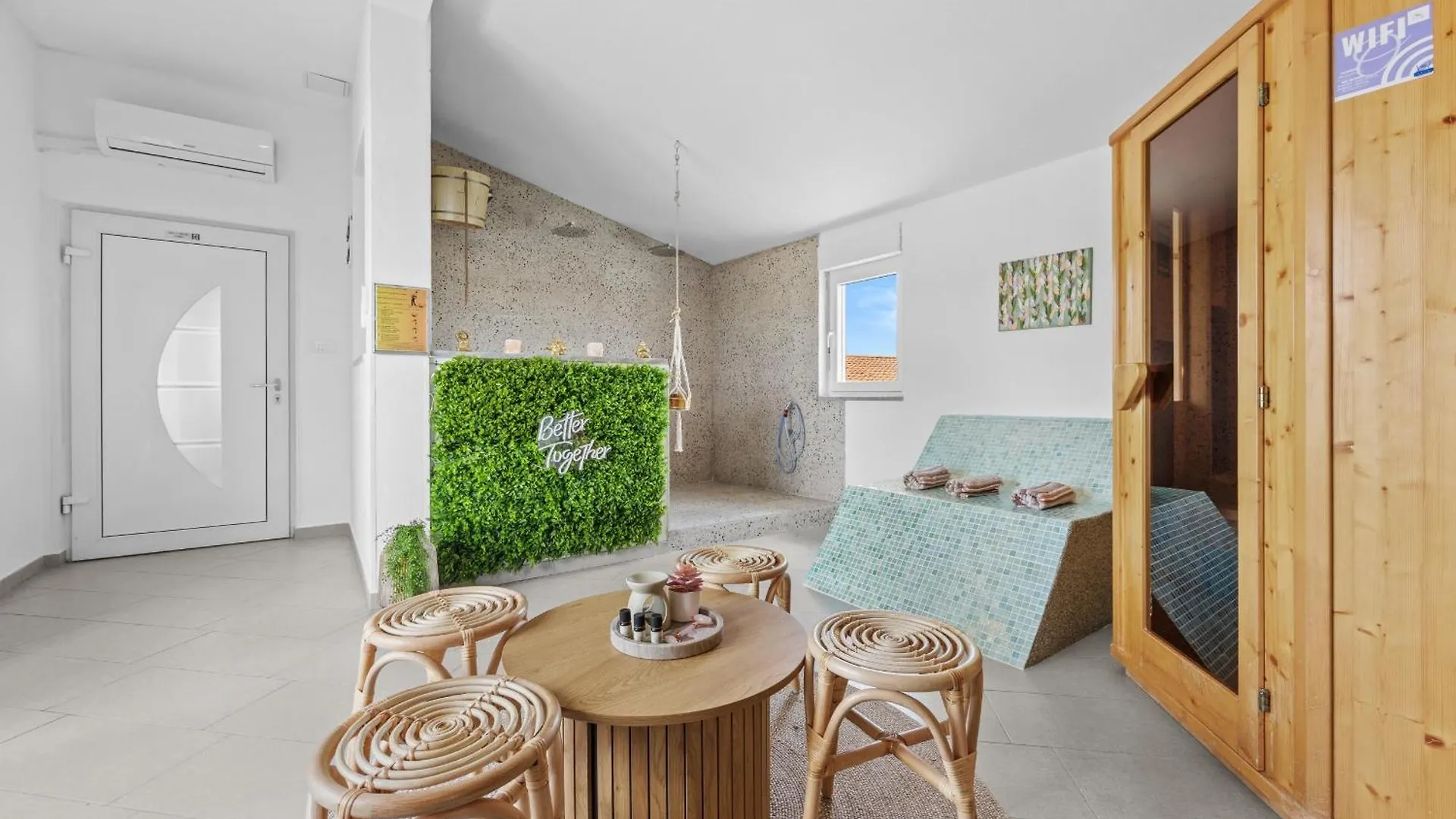 Villa Spa Otium For 8 People With 32 M2 Heated Pool, Outdoor Cinema, Kids Playground & Spa Area Loborika Hırvatistan